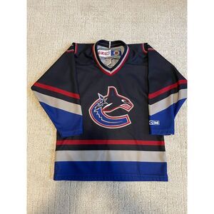 Vancouver Canucks Whale Logo Child Jersey - CCM Vintage